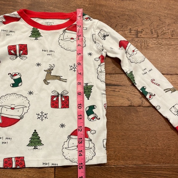 Carter’s Christmas Pajama Top - Size 5/5A - Picture 8 of 16